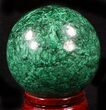 Gorgeous Polished Malachite Sphere - Congo #39402-1